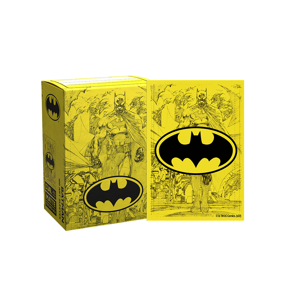 Dragon Shield Sleeve Art Matte Dual Standard Size 100pcs - Batman Core-Dragon Shield-Ace Cards & Collectibles