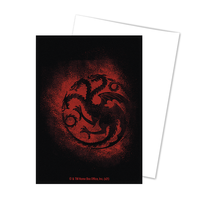 Dragon Shield Sleeve Art Matte Game of Thrones Standard Size 100pcs - House Targaryen-Dragon Shield-Ace Cards & Collectibles