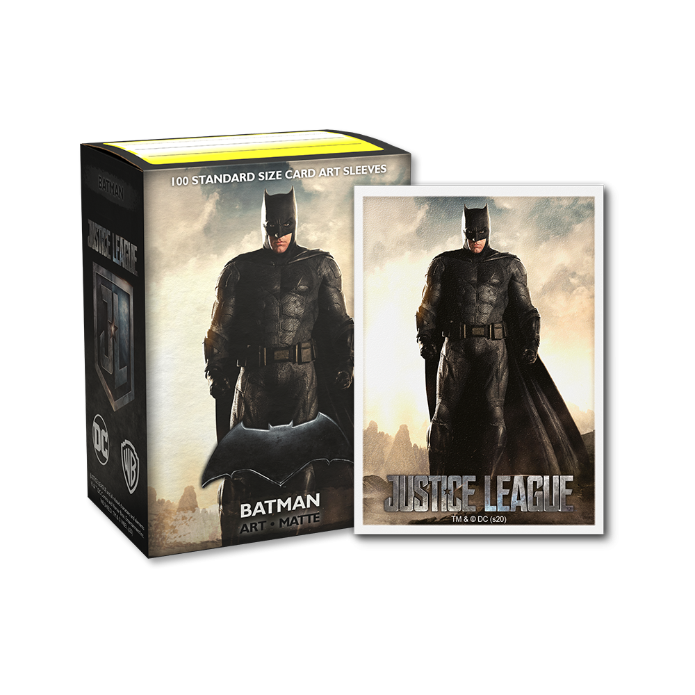 Dragon Shield Sleeve Art Matte Justice League Standard Size 100pcs - Batman-Dragon Shield-Ace Cards & Collectibles
