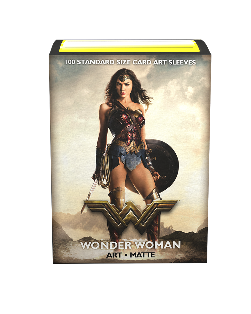 Dragon Shield Sleeve Art Matte Justice League Standard Size 100pcs - Wonder Woman-Dragon Shield-Ace Cards &amp; Collectibles