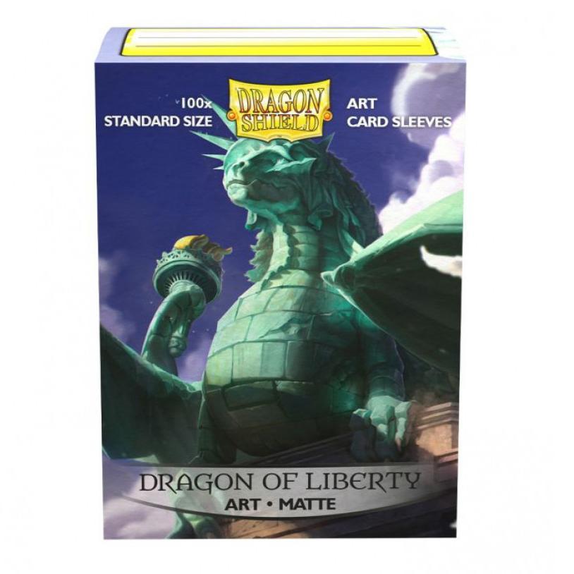 Dragon Shield Sleeve Art Matte Standard Size 100pcs "Dragon Of Liberty"-Dragon Shield-Ace Cards & Collectibles