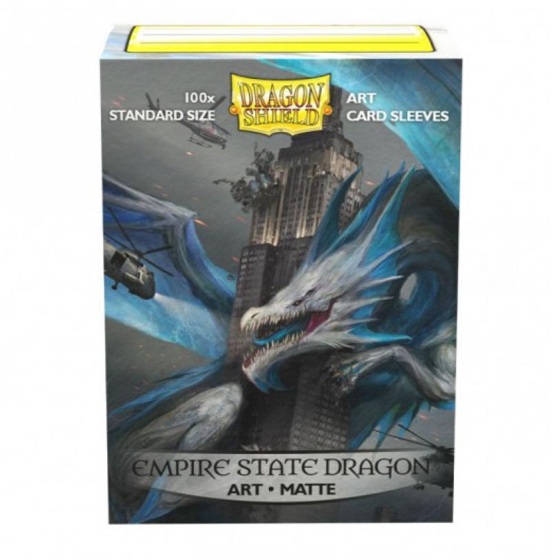 Dragon Shield Sleeve Art Matte Standard Size 100pcs &quot;Empire State Dragon&quot;-Dragon Shield-Ace Cards &amp; Collectibles
