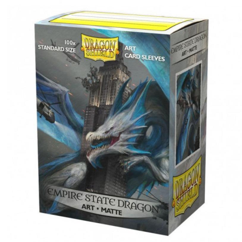 Dragon Shield Sleeve Art Matte Standard Size 100pcs &quot;Empire State Dragon&quot;-Dragon Shield-Ace Cards &amp; Collectibles