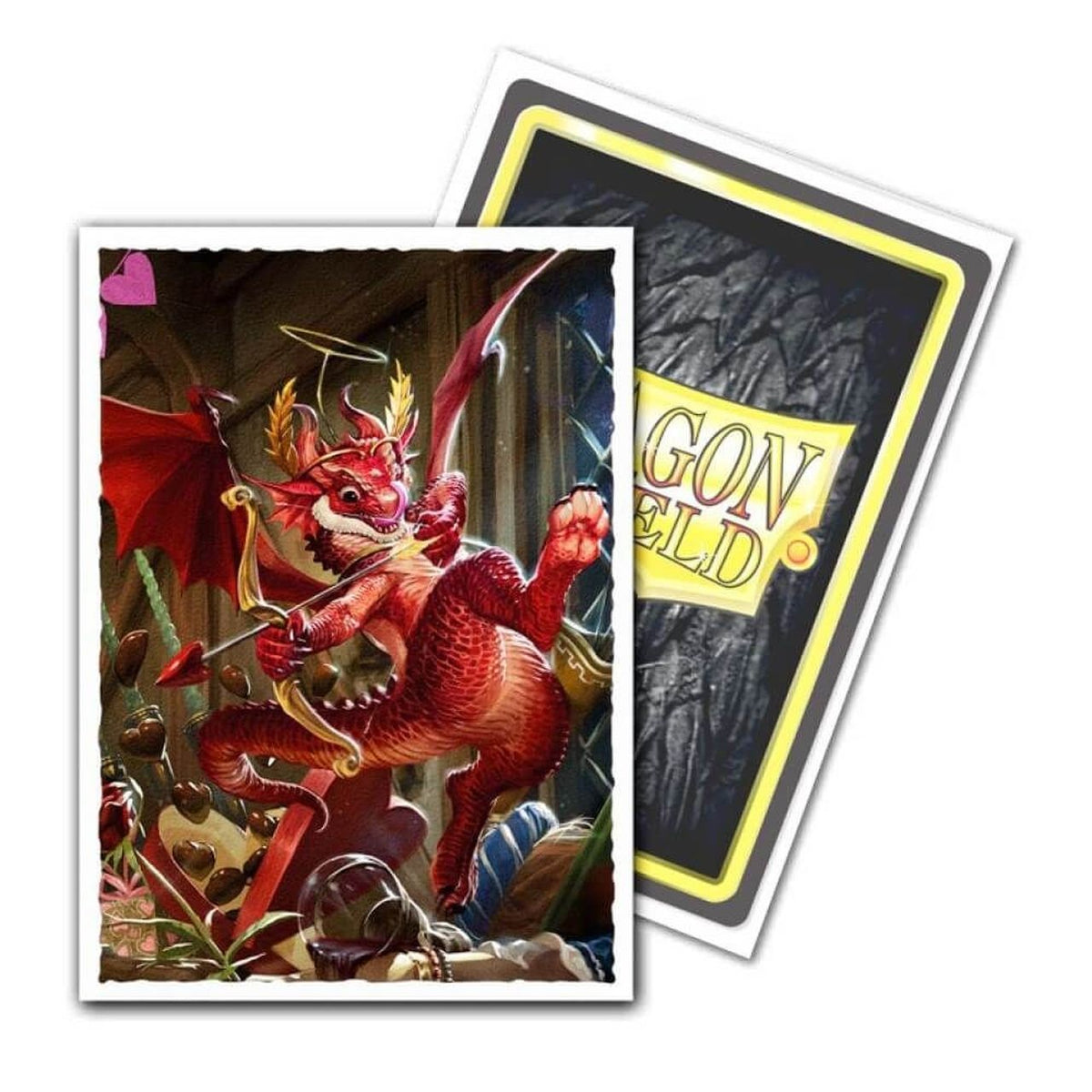 Dragon Shield Sleeve Art Matte Standard Size 100pcs Limited Edition 10th series &quot;Valentine Dragon 2020&quot;-Dragon Shield-Ace Cards &amp; Collectibles
