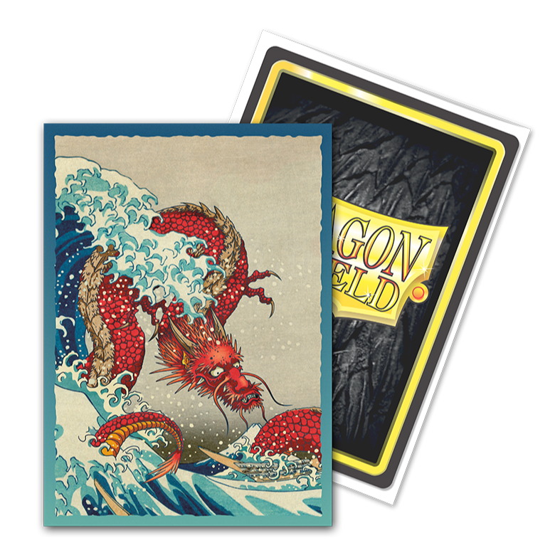 Dragon Shield Sleeve Art Matte Standard Size 100pcs "The Great Wave"-Dragon Shield-Ace Cards & Collectibles