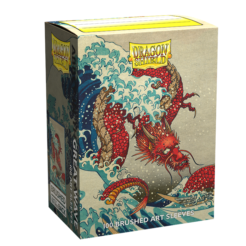 Dragon Shield Sleeve Art Matte Standard Size 100pcs &quot;The Great Wave&quot;-Dragon Shield-Ace Cards &amp; Collectibles