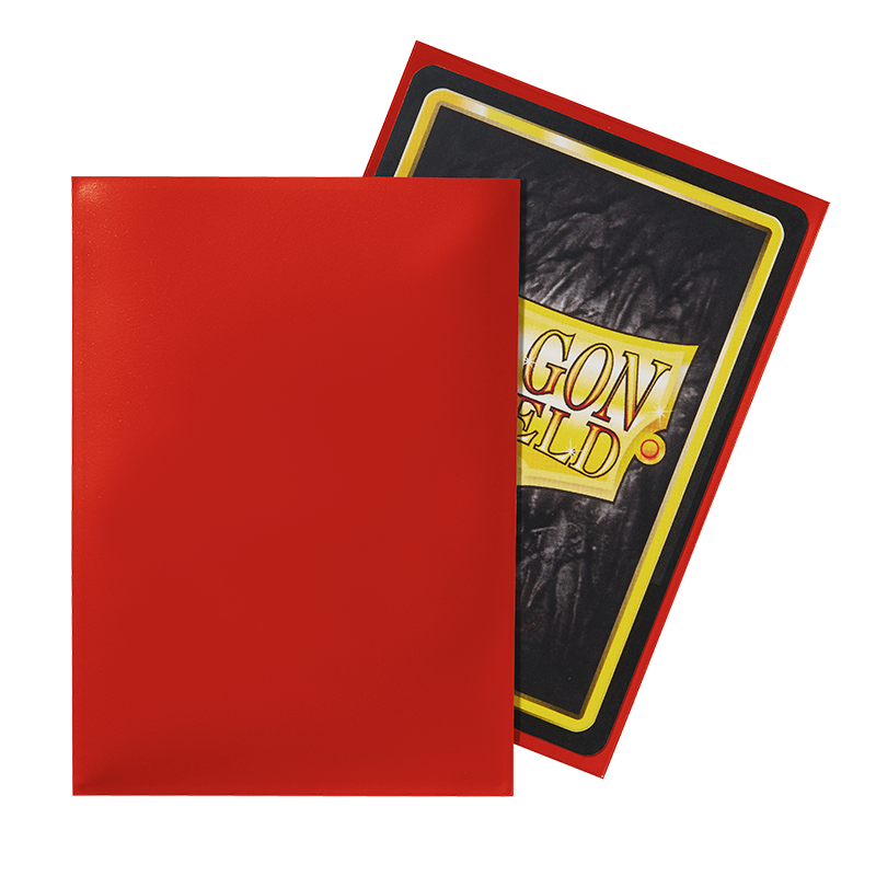 Dragon Shield Sleeve Classic Standard Size 100pcs - Crimson-Dragon Shield-Ace Cards &amp; Collectibles