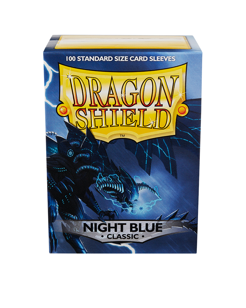 Dragon Shield Sleeve Classic Standard Size 100pcs Night Blue-Dragon Shield-Ace Cards &amp; Collectibles
