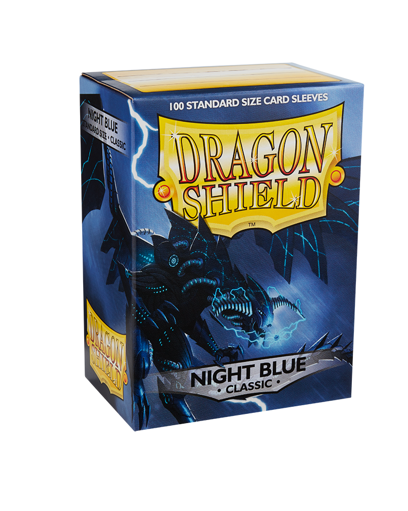 Dragon Shield Sleeve Classic Standard Size 100pcs Night Blue-Dragon Shield-Ace Cards &amp; Collectibles