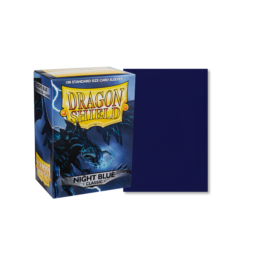 Dragon Shield Sleeve Classic Standard Size 100pcs Night Blue-Dragon Shield-Ace Cards & Collectibles