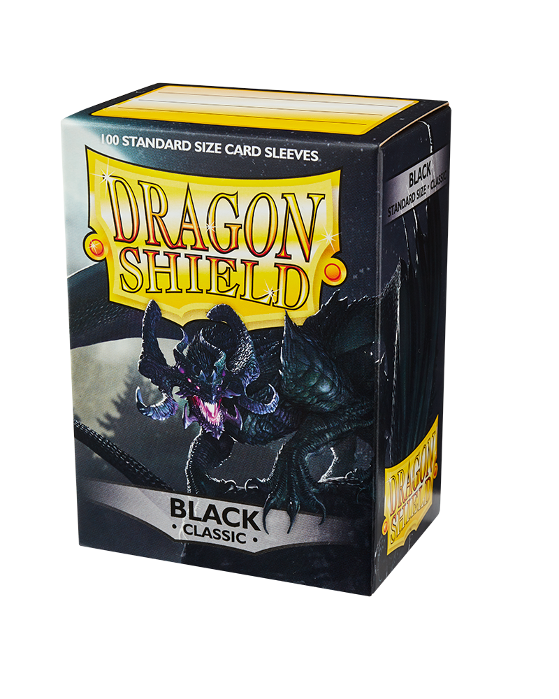 Dragon Shield Sleeve DS100 Classic - Black-Dragon Shield-Ace Cards &amp; Collectibles