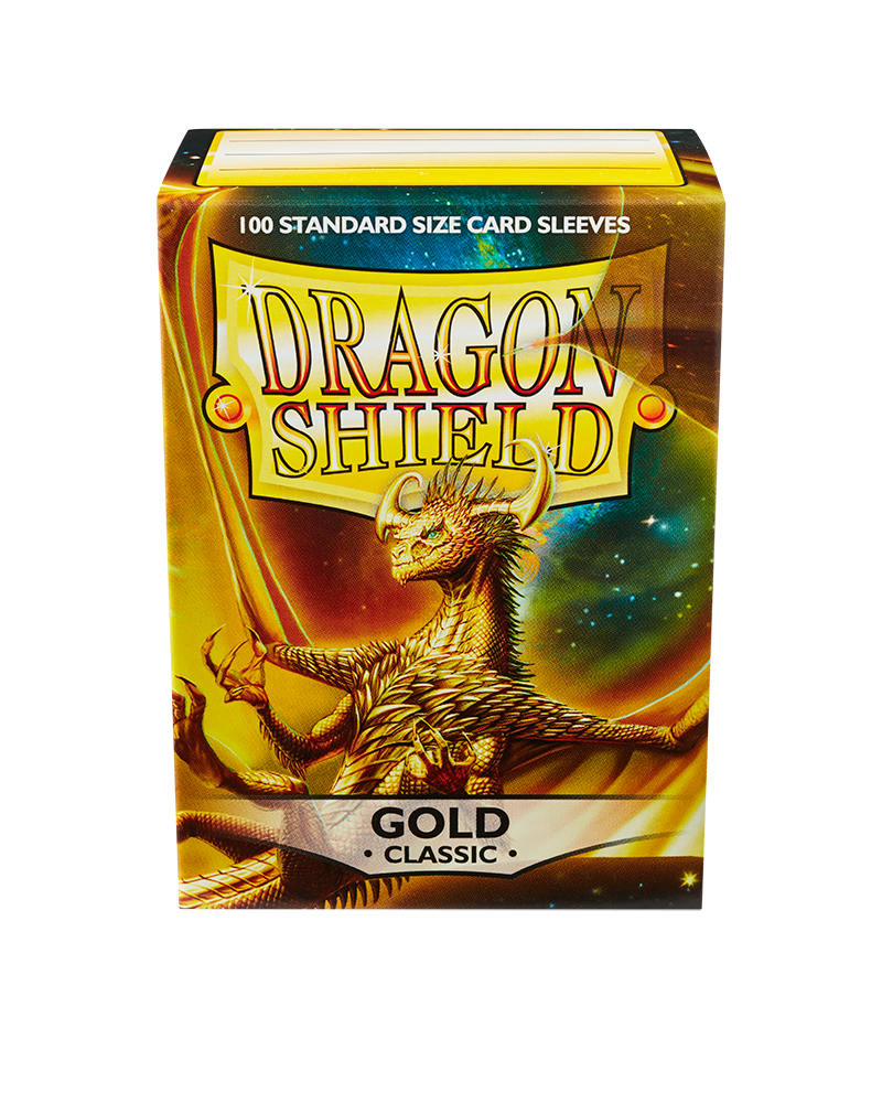 Dragon Shield Sleeve DS100 Classic - Gold-Dragon Shield-Ace Cards &amp; Collectibles