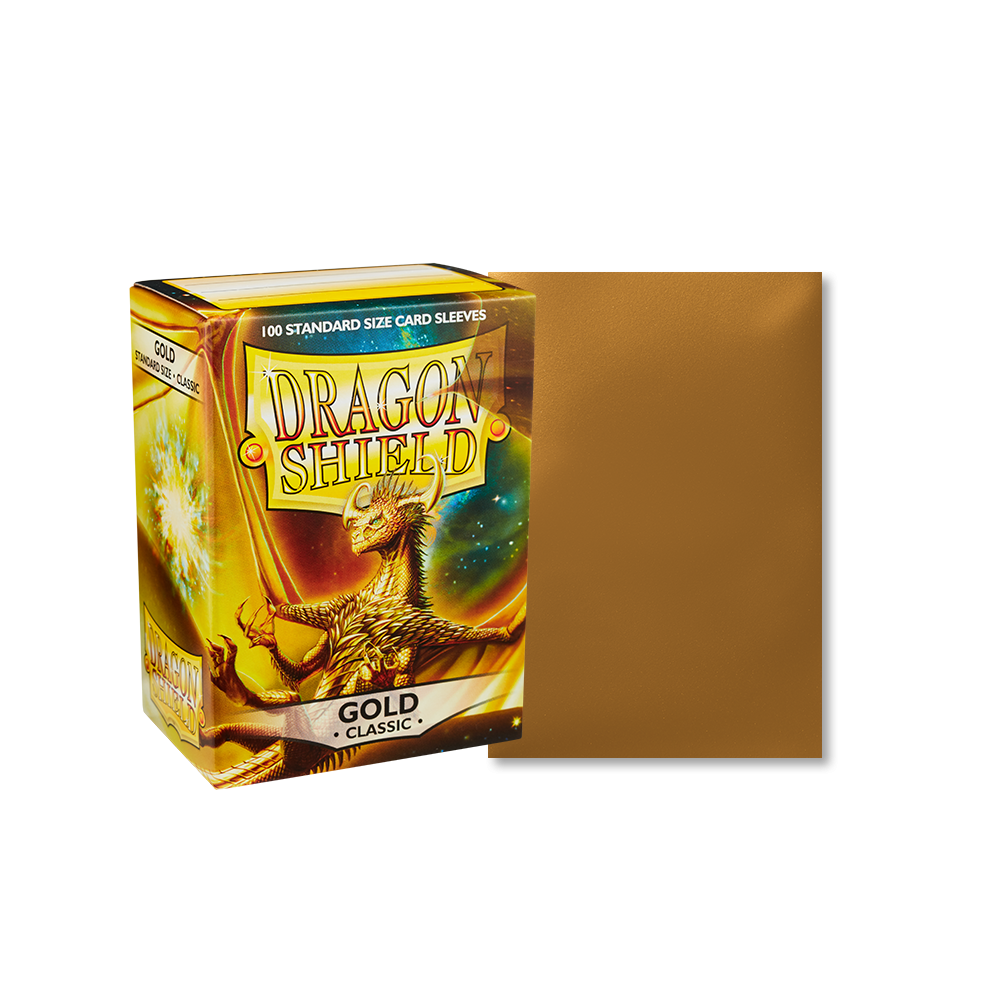 Dragon Shield Sleeve DS100 Classic - Gold-Dragon Shield-Ace Cards & Collectibles