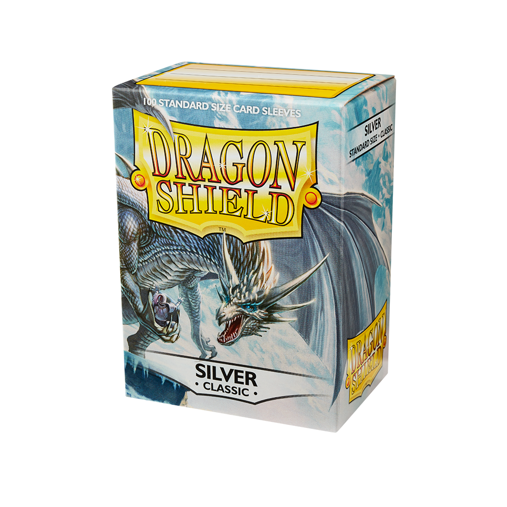 Dragon Shield Sleeve DS100 Classic - Silver-Dragon Shield-Ace Cards & Collectibles
