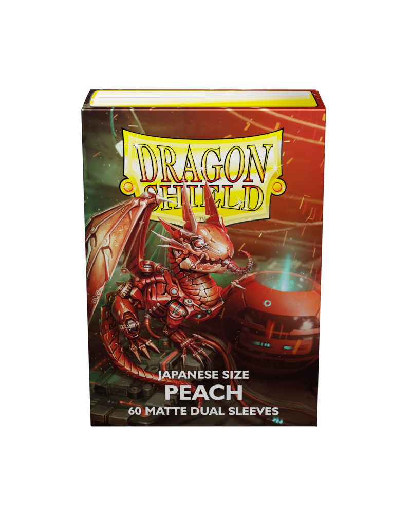 Dragon Shield Sleeve DS60 Matte Dual Sleeves - Peach-Dragon Shield-Ace Cards &amp; Collectibles