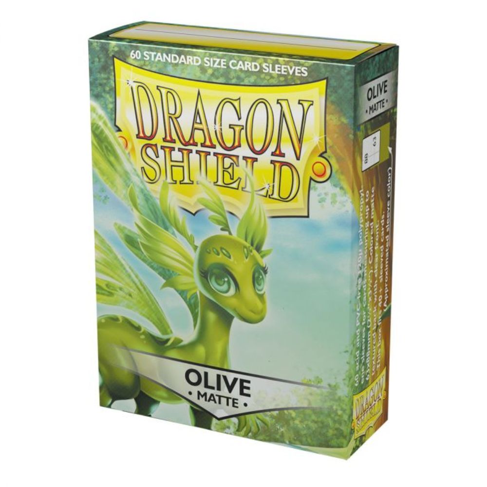 Dragon Shield Sleeve DS60 Matte - Olive-Dragon Shield-Ace Cards &amp; Collectibles