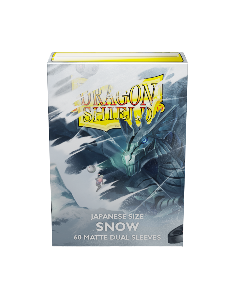 Dragon Shield Sleeve DS60J Matte DUAL - Snow-Dragon Shield-Ace Cards &amp; Collectibles