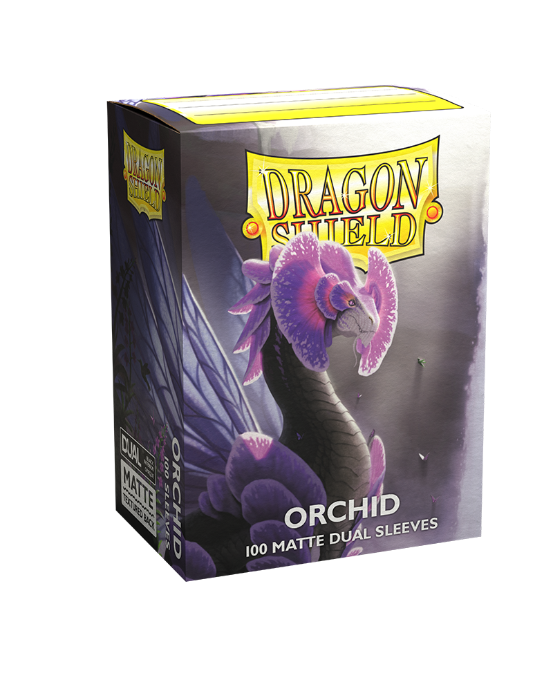 Dragon Shield Sleeve Dual Matte Standard Size 100pcs - Orchid (Emme)-Dragon Shield-Ace Cards &amp; Collectibles