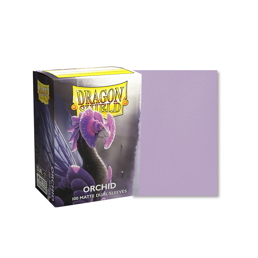 Dragon Shield Sleeve Dual Matte Standard Size 100pcs - Orchid (Emme)-Dragon Shield-Ace Cards &amp; Collectibles