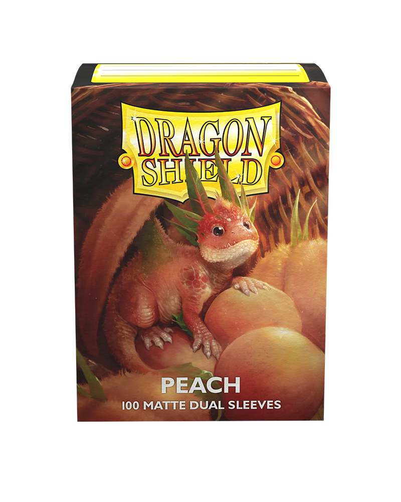 Dragon Shield Sleeve Matte Dual - Peach-Dragon Shield-Ace Cards &amp; Collectibles