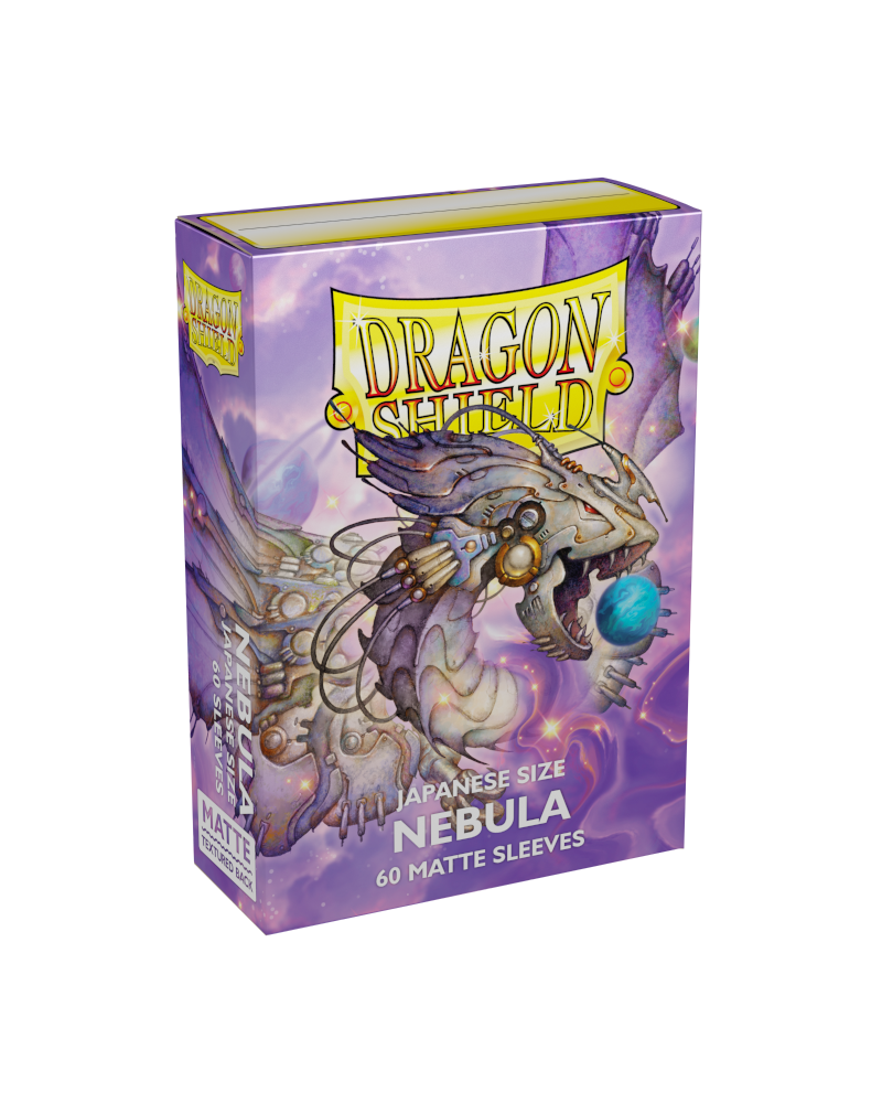 Dragon Shield Sleeve Matte Small Size 60pcs - Nebula Matte (Japanese Size)-Dragon Shield-Ace Cards &amp; Collectibles