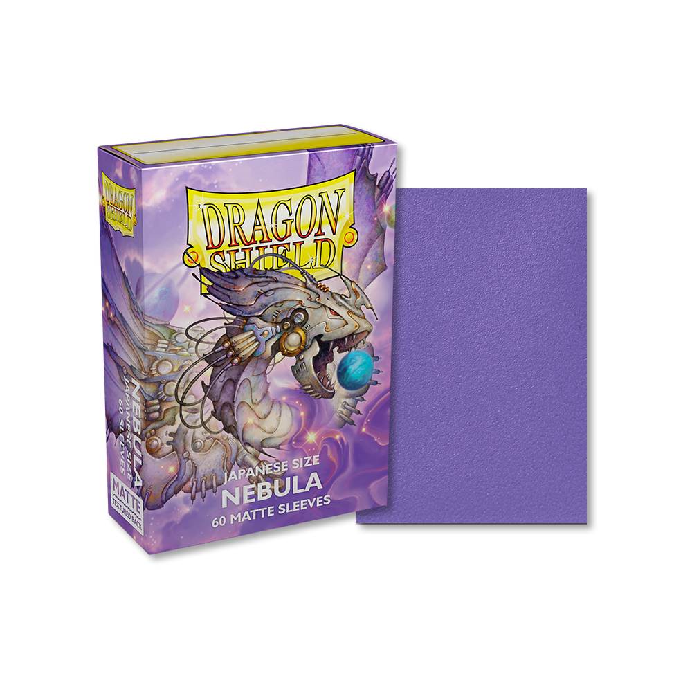 Dragon Shield Sleeve Matte Small Size 60pcs - Nebula Matte (Japanese Size)-Dragon Shield-Ace Cards & Collectibles