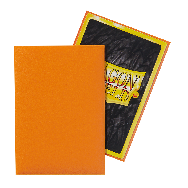 Dragon Shield Sleeve Matte Small Size 60pcs - Orange Matte (Japanese Size)-Dragon Shield-Ace Cards & Collectibles