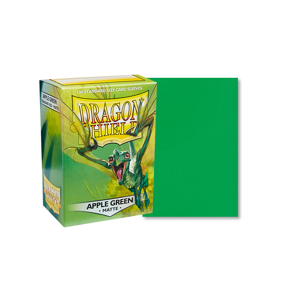 Dragon Shield Sleeve Matte Standard Size 100pcs - Apple Green Matte-Dragon Shield-Ace Cards & Collectibles