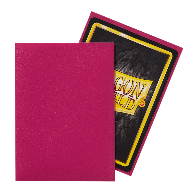 Dragon Shield Sleeve Matte Standard Size 100pcs - Magenta Matte-Dragon Shield-Ace Cards &amp; Collectibles