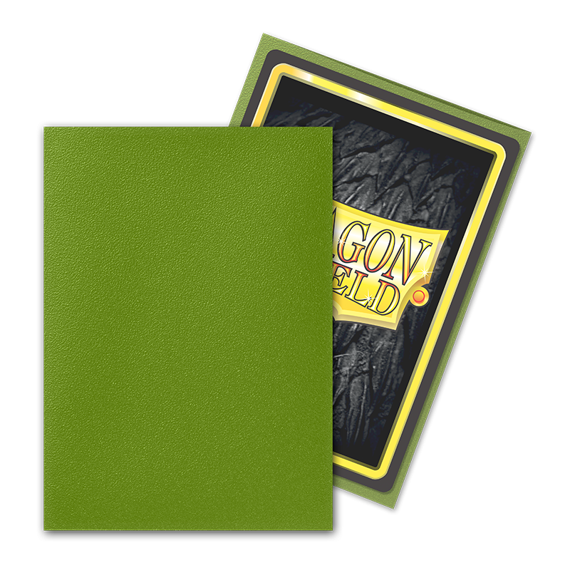 Dragon Shield Sleeve Matte Standard Size 100pcs - Olive Matte-Dragon Shield-Ace Cards &amp; Collectibles