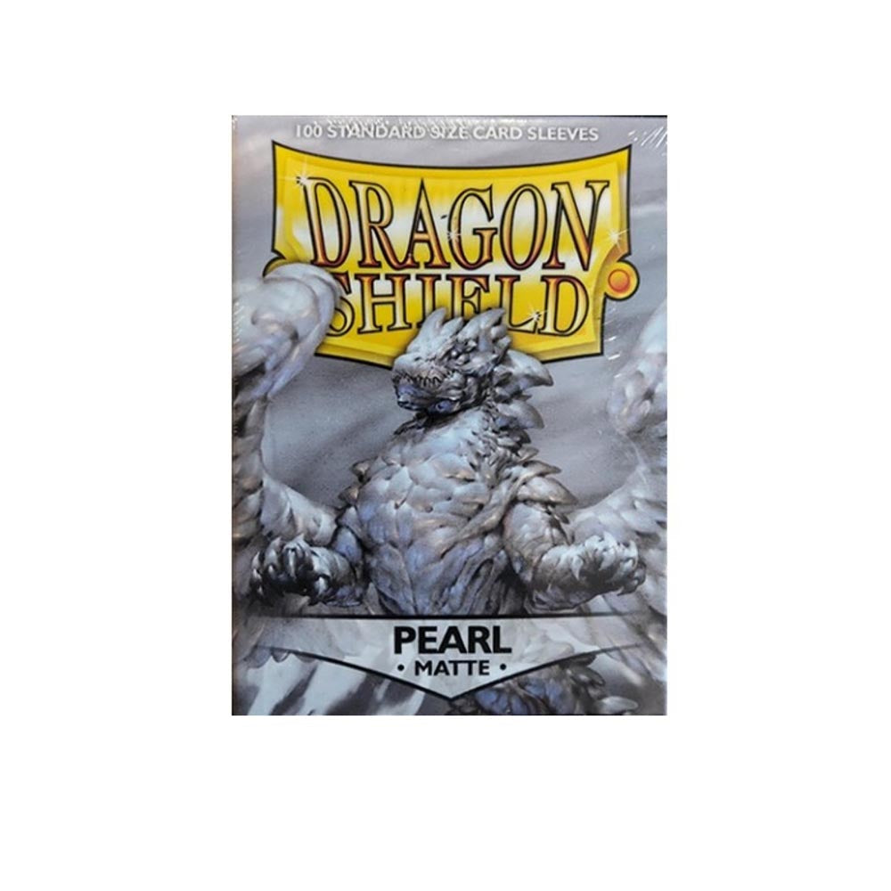 Dragon Shield Sleeve Matte Standard Size 100pcs - Pearl Matte-Dragon Shield-Ace Cards &amp; Collectibles
