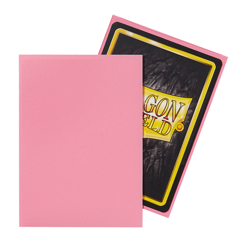 Dragon Shield Sleeve Matte Standard Size 100pcs - Pink Matte-Dragon Shield-Ace Cards &amp; Collectibles