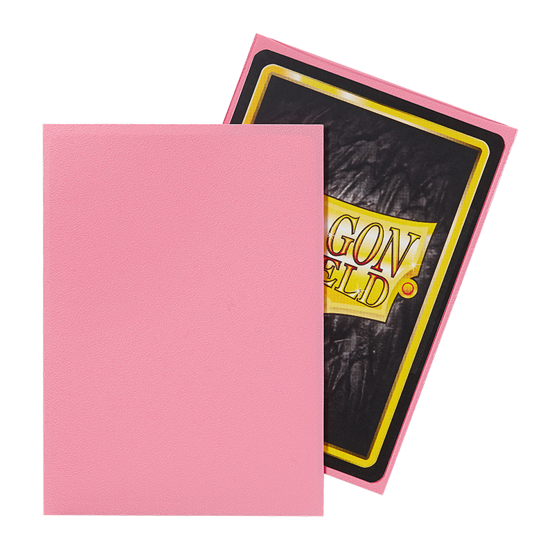 Dragon Shield Sleeve Matte Standard Size 100pcs - Pink Matte-Dragon Shield-Ace Cards & Collectibles