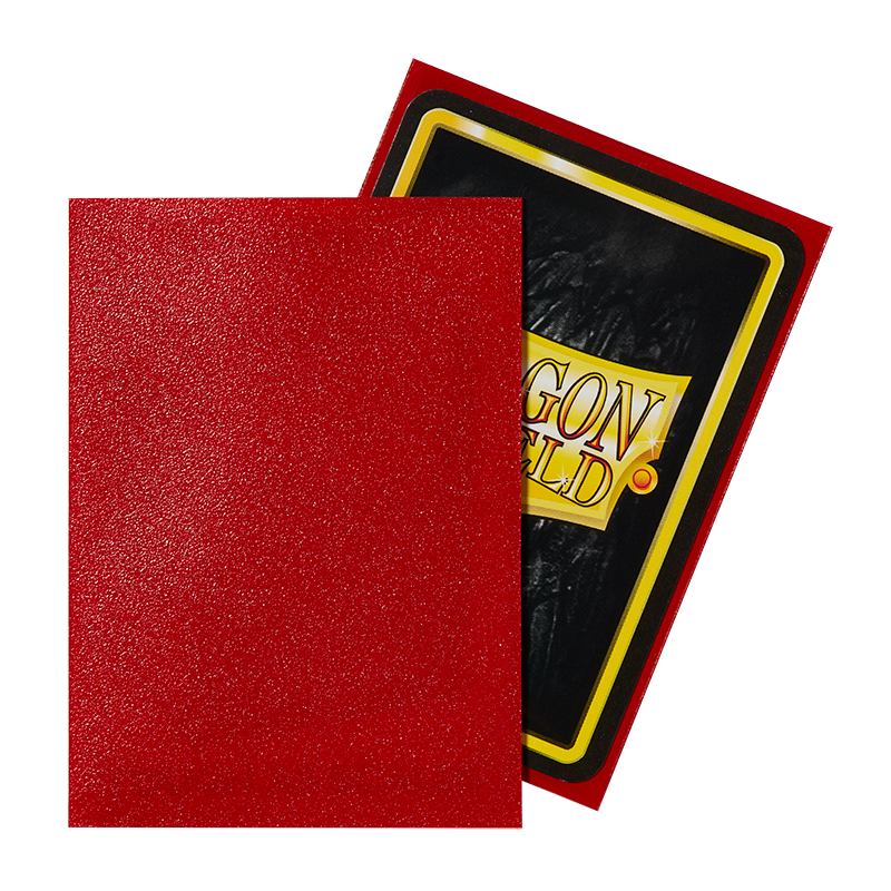 Dragon Shield Sleeve Matte Standard Size 100pcs - Ruby Matte-Dragon Shield-Ace Cards &amp; Collectibles