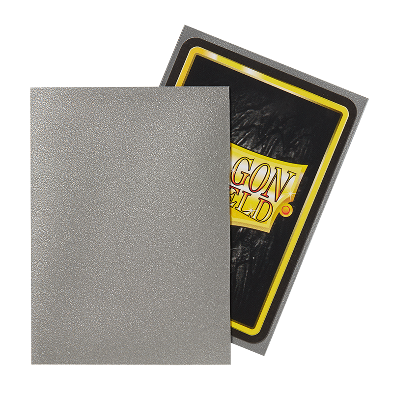 Dragon Shield Sleeve Matte Standard Size 100pcs - Silver Matte-Dragon Shield-Ace Cards & Collectibles