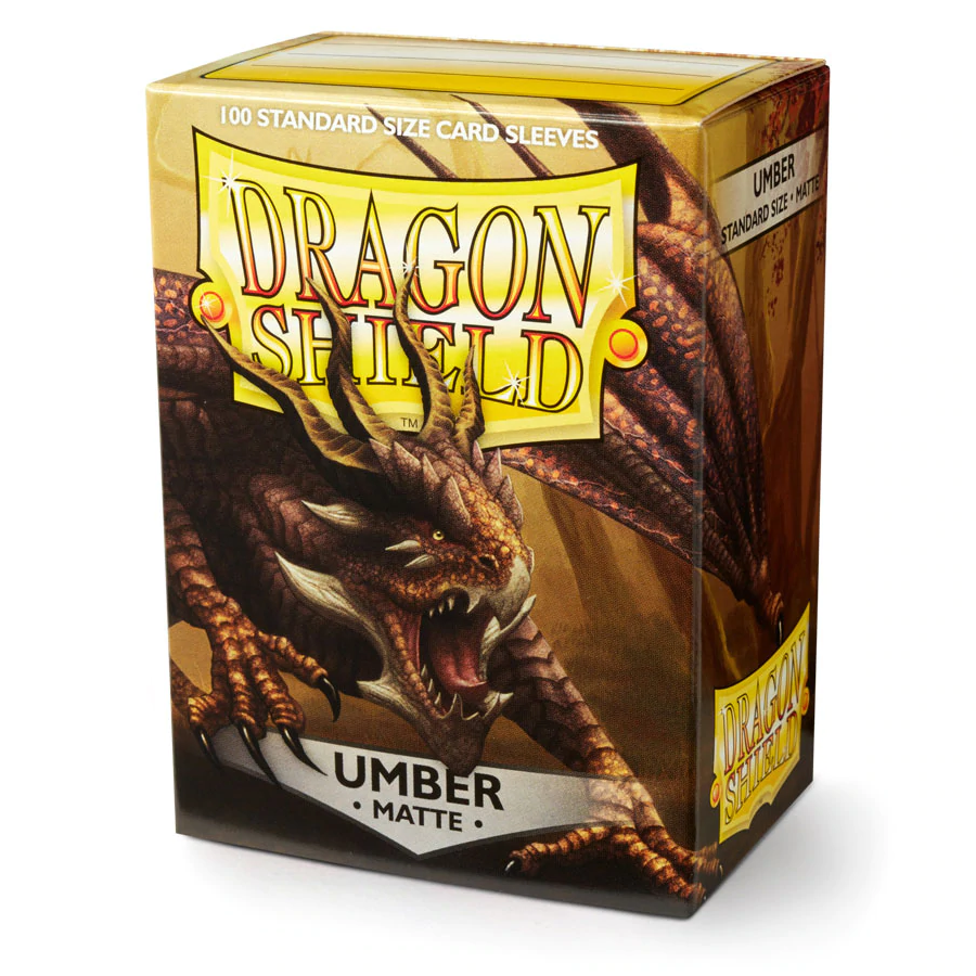Dragon Shield Sleeve Matte Standard Size 100pcs - Umber Matte-Dragon Shield-Ace Cards &amp; Collectibles