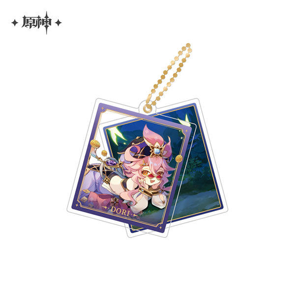 miHoYo Genshin Impact Slide Acrylic Keychain Series