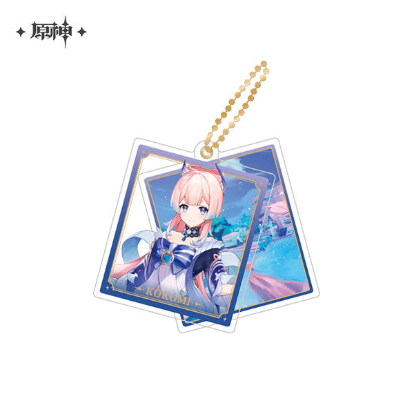 miHoYo Genshin Impact Slide Acrylic Keychain Series