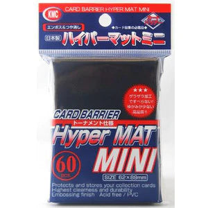 KMC Sleeve Hyper Mat Mini Size 60pcs - Black