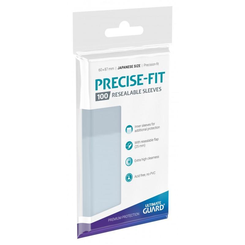 Ultimate Guard Card Sleeve Precise-Fit Resealable Japanese Size 100pcs-Ultimate Guard-Ace Cards & Collectibles