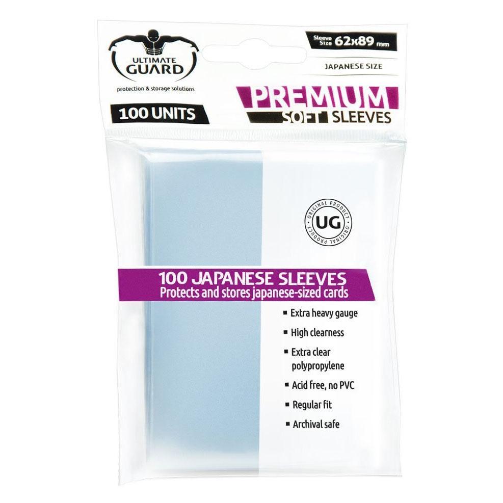 Ultimate Guard Card Sleeve Premium Soft Sleeves - Japanese Size 100pcs-Ultimate Guard-Ace Cards &amp; Collectibles
