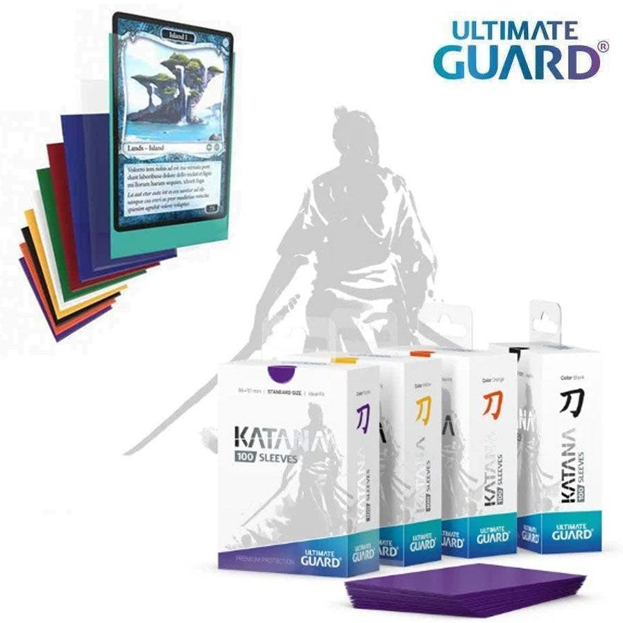 Ultimate Guard Card Sleeves Katana Standard Size - Turquoise