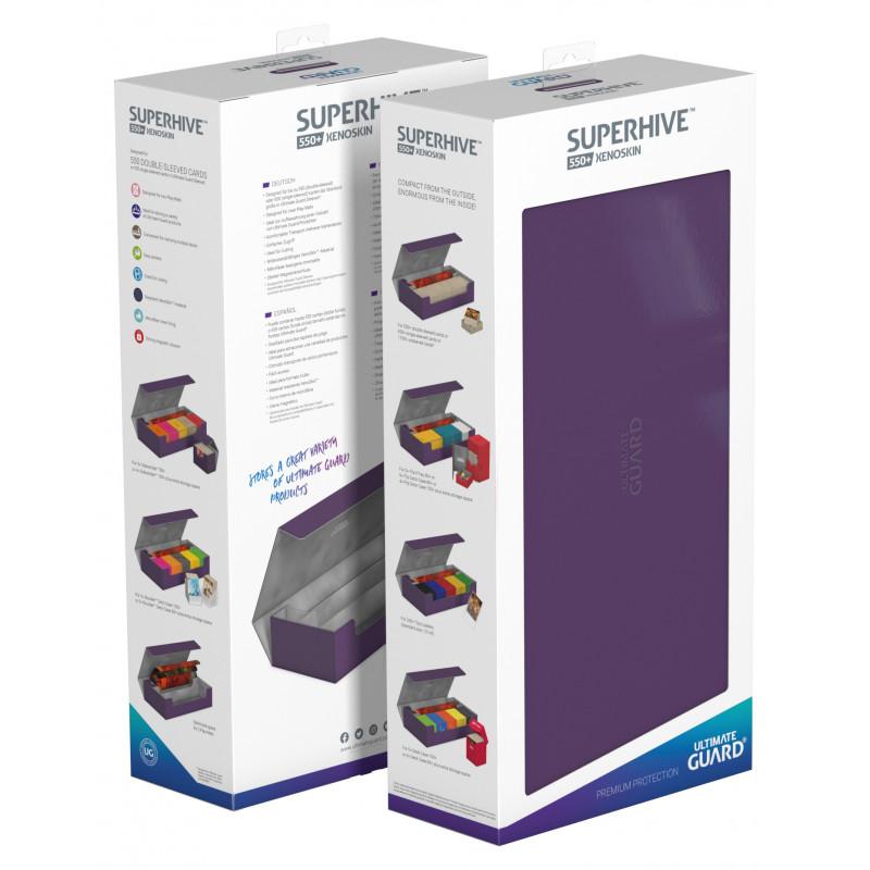 Ultimate Guard Storage Box Superhive™ 550+ XenoSkin™-Purple-Ultimate Guard-Ace Cards &amp; Collectibles
