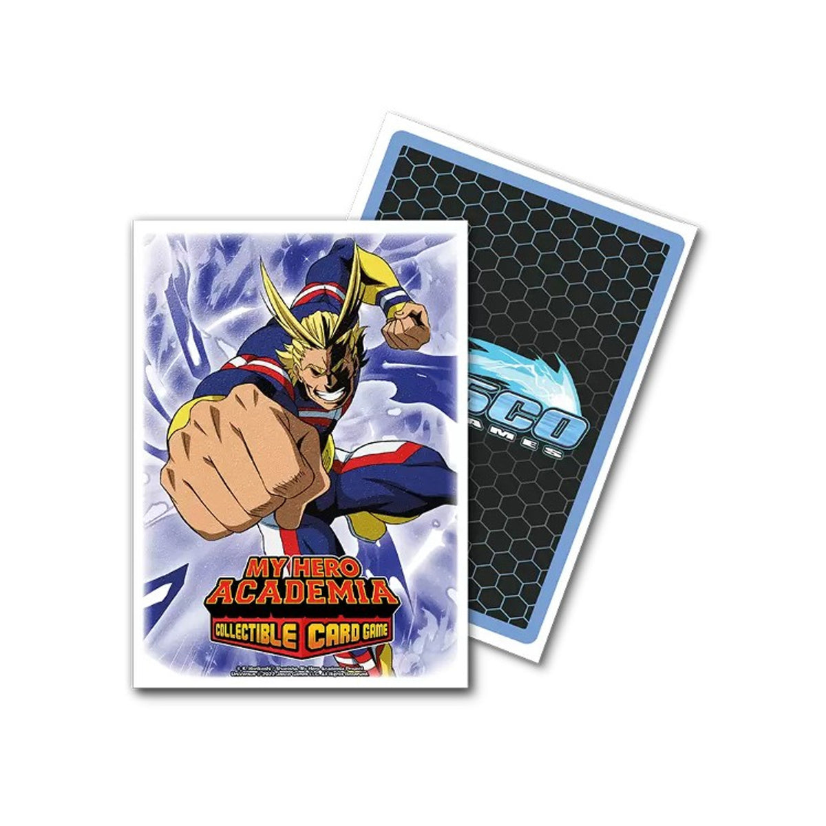 Dragon Shield Sleeve Art Matte My Hero Academia Standard Size 100pcs - All Might Punch