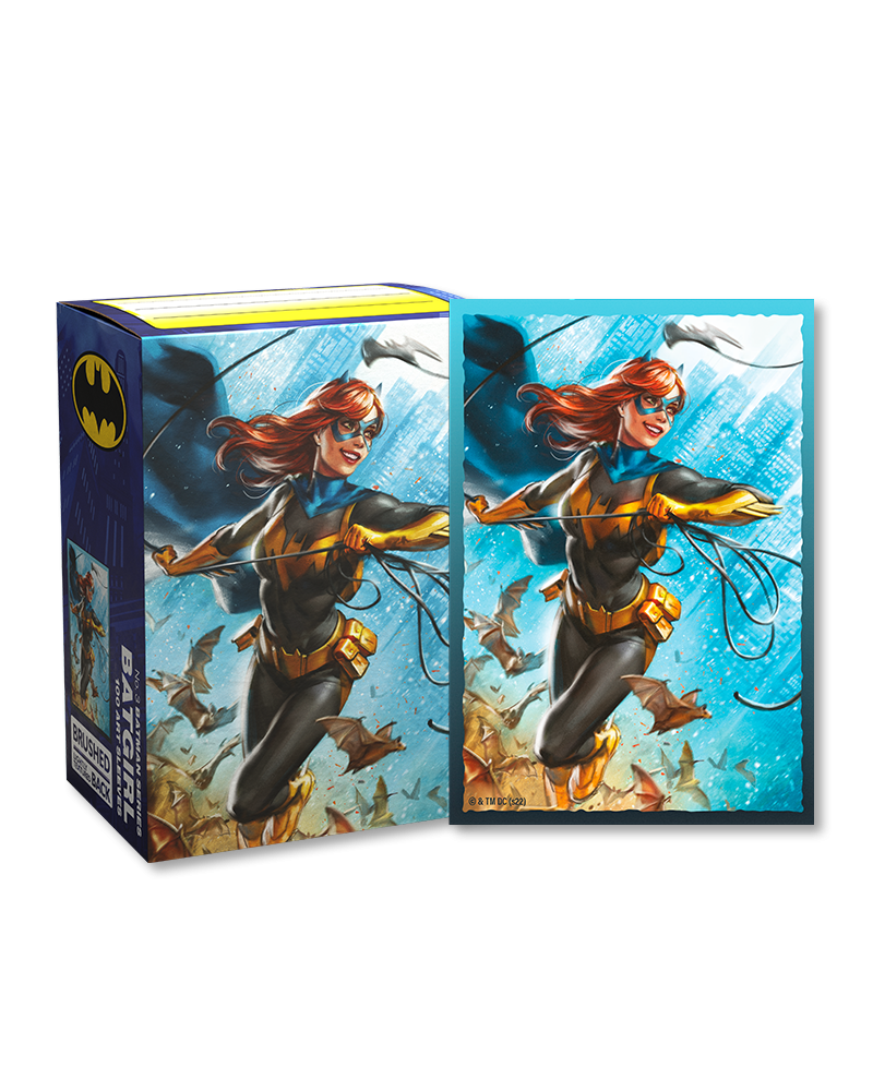 Dragon Shield Brushed Art Sleeves Standard Size 100pcs - Batgirl Series 1. 3/4