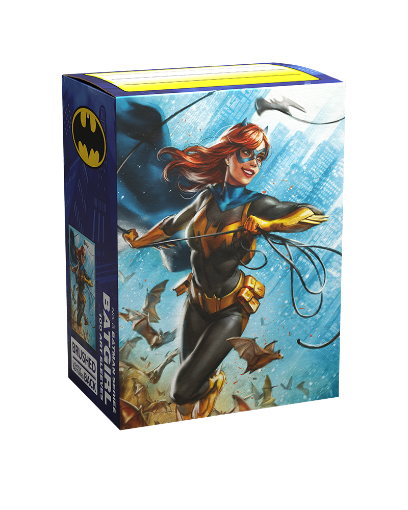Dragon Shield Brushed Art Sleeves Standard Size 100pcs - Batgirl Series 1. 3/4