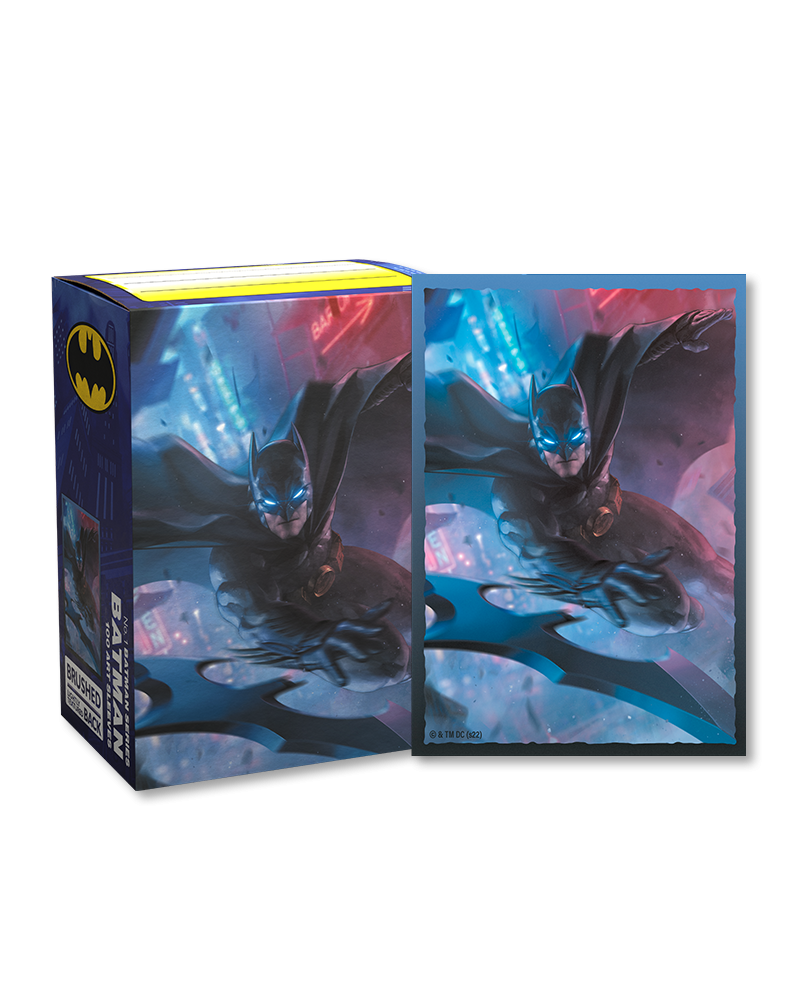 Dragon Shield Brushed Art Sleeves Standard Size 100pcs - Batman Series 1. 1/4