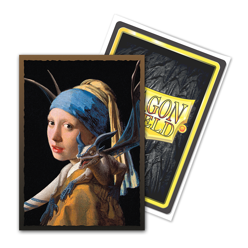 Dragon Shield Brushed Art Sleeves Standard Size 100pcs - The Girl With The Pearl Earring