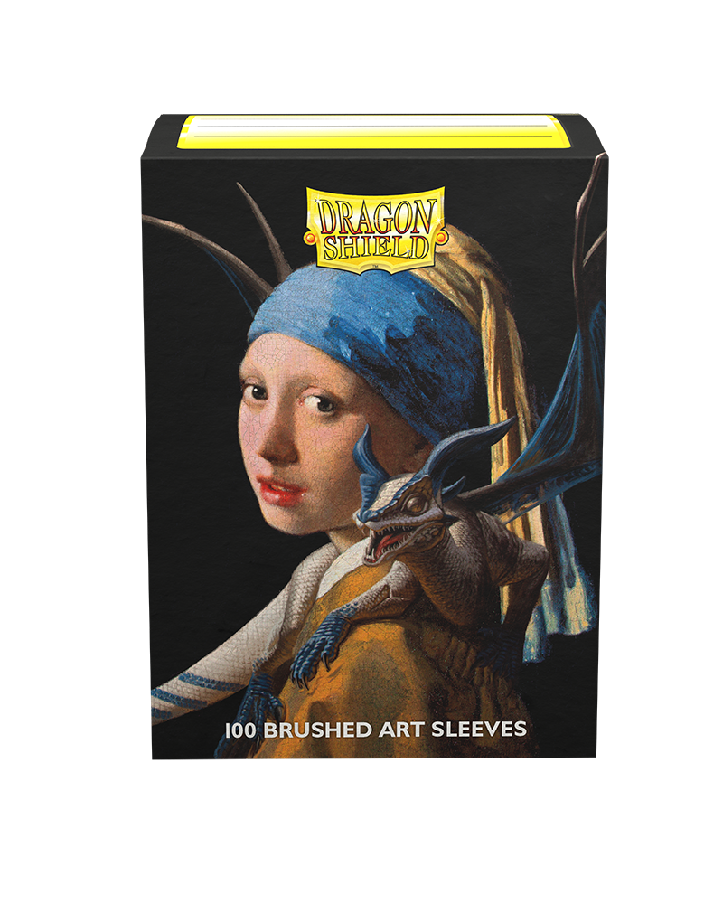 Dragon Shield Brushed Art Sleeves Standard Size 100pcs - The Girl With The Pearl Earring