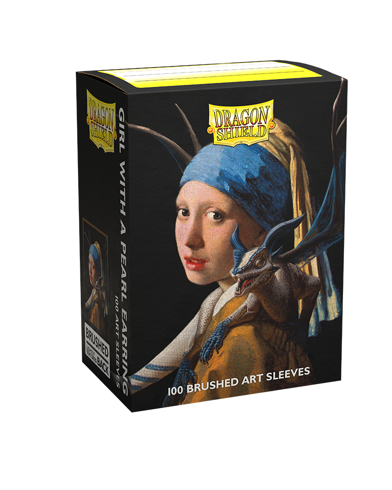 Dragon Shield Brushed Art Sleeves Standard Size 100pcs - The Girl With The Pearl Earring